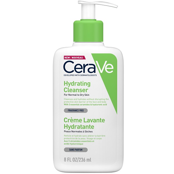 ژل شستشو هیدراتینگ سراوی CERAVE حجم 236 میل مدل HYDRATING CLEANSER - فروشگاه اینترنتی جواهران